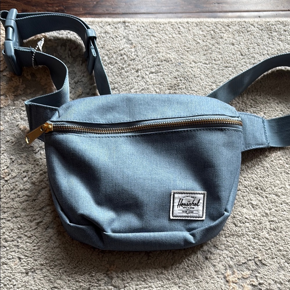 Herschel Supply Company Blue Belt Bag with Streamlined Design
